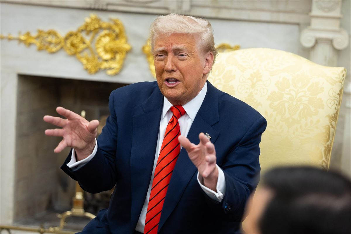 Trump, in a file image. Photo: EFE