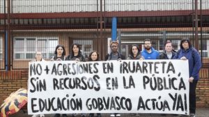 Familias del colegio Iruarteta de Bilbao denuncian agresiones continuadas de un niño de 6 años al alumnado