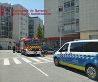 Trasladadas al hospital tres mujeres de 85, 83 y 82 años por inhalación de humo en Pamplona
