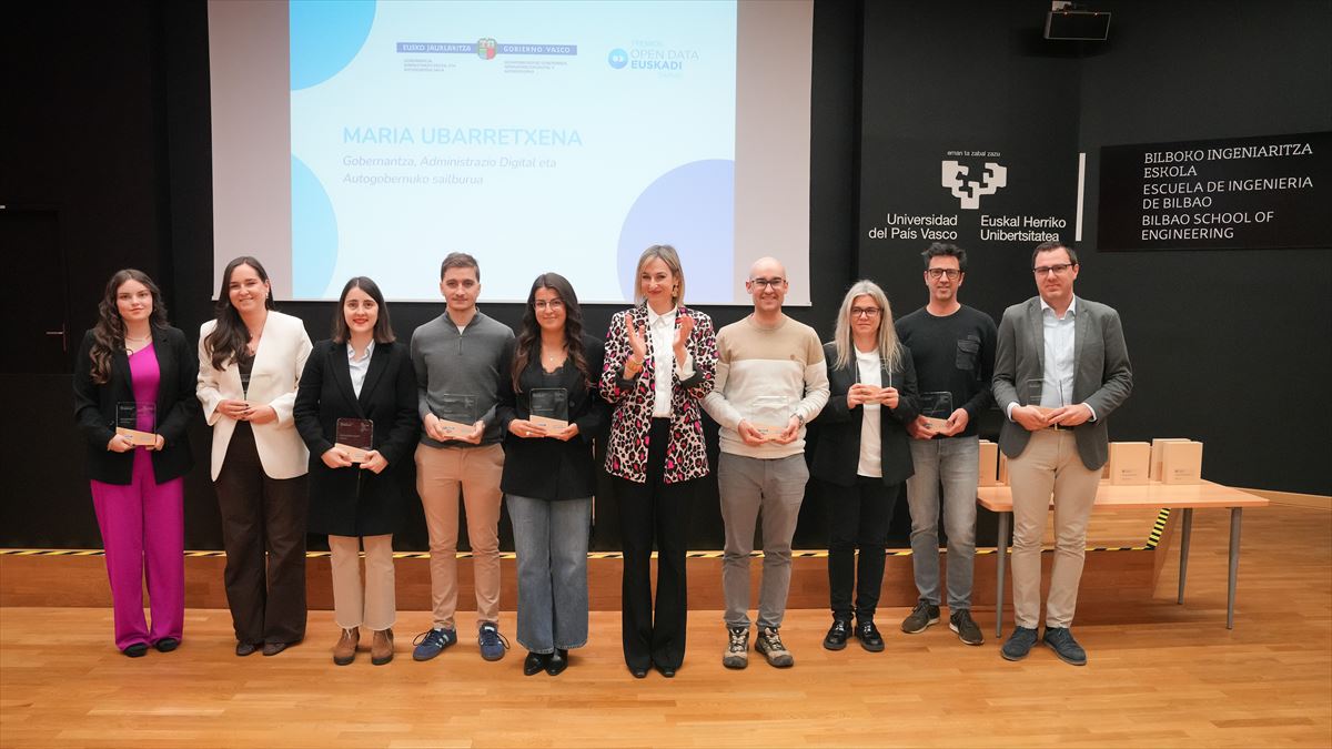 Entrega de premios de Open Data Sariak