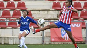 Nahikari, es un partido ante el Atlético Madrid. Foto: EFE. 