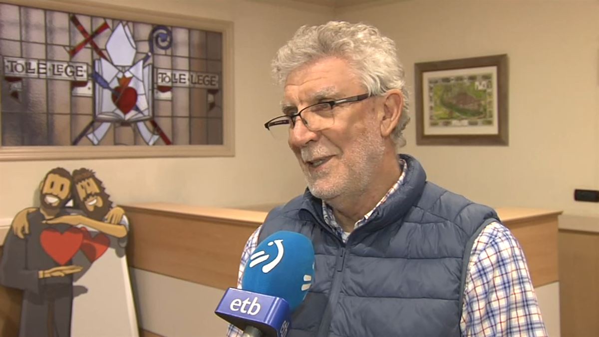 Jesús álvarez. Imagen obtenida de un vídeo de EITB Media.