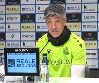  Imanol: ''Jokalariak ez daude hilda, gogotsu daude, eta oso argi daukagu helburua Europa Liga dela''