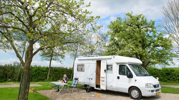 Imagen de archivo de una autocaravana.