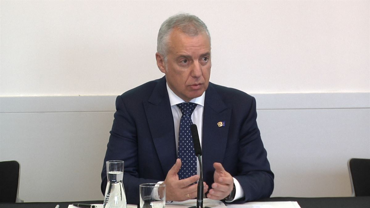 Iñigo Urkullu, hoy. EFE. 