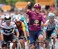 Pedersen gana al sprint y recupera la maglia rosa