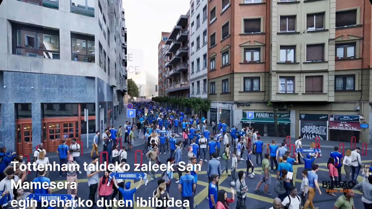 Ibilbidea. EITB Mediaren bideo batetik ateratako irudia. 
