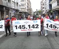 Pensionistas de Euskal Herria entregan en el Parlamento Vasco 145.142 firmas para complementar las pensiones