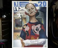 Nexgraff, entre murales y cuadros