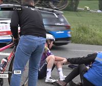 Anna van der Breggen ha sufrido una caída en la 1ª etapa de la Itzulia Women