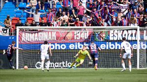 Corpas marca de penalti. Foto: SD Eibar