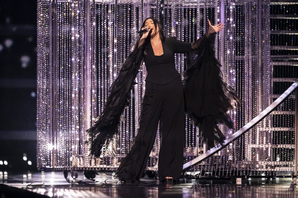 La representante de Israel, la cantante Yuval Raphael. Foto: EFE