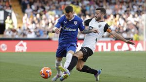 Berenguer ha marcado el gol. Foto: EFE