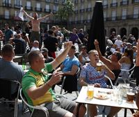 Jai giro 'ingelesa' Bilboko kaleetan, Europa Ligako finalaren bezperan