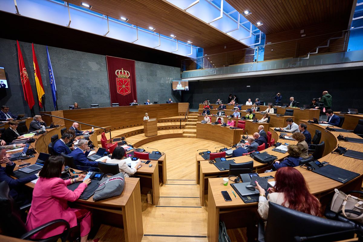 Parlamento de Navarra, hoy. Foto: Parlamento de Navarra