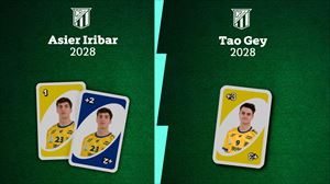 Asier Iribarrek eta Tao Geyk 2028ra arte berritu dute Bidasoa Irunekin