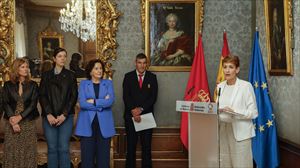 La presidenta del Gobierno de Navarra, María Chivite. Foto: EFE