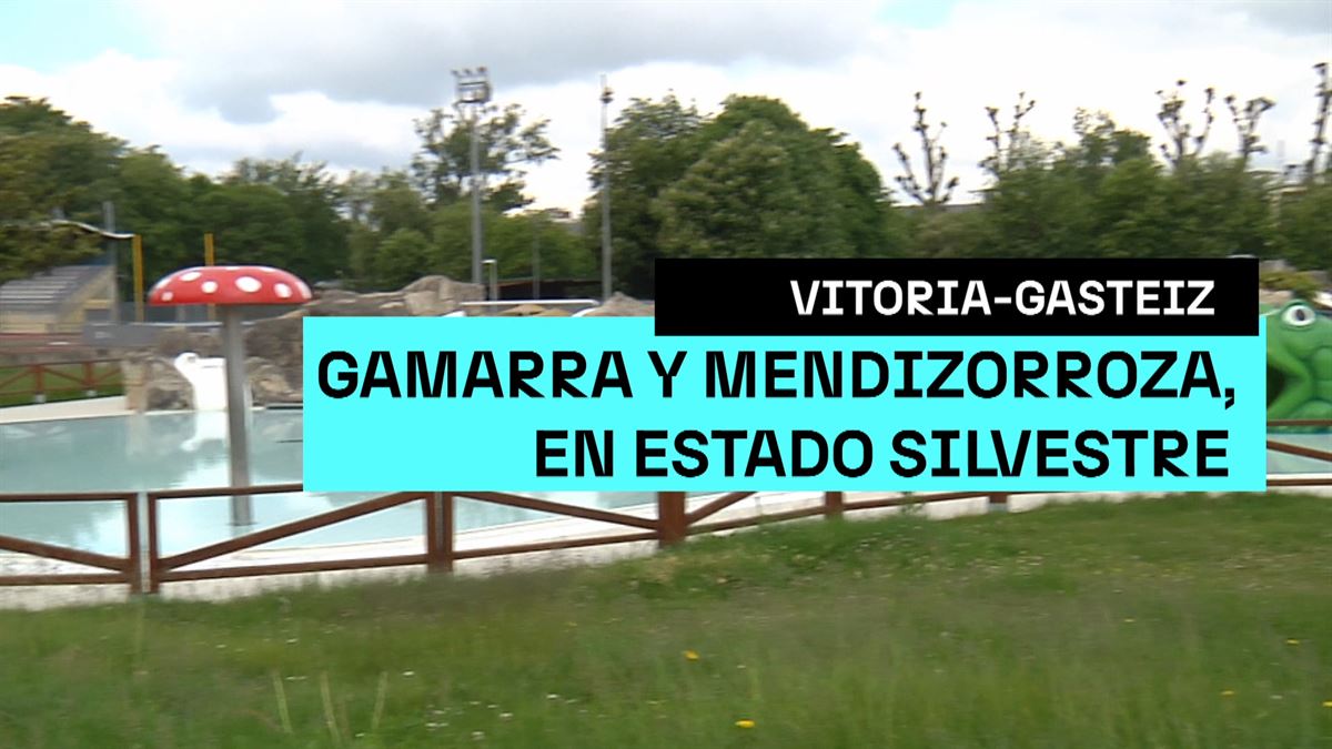 La huelga de los jardineros marca la apertura de las piscinas de Gamarra y Mendizorroza