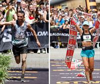 Elhousine Elazzaoui y Sara Alonso se imponen con autoridad en la maratón de montaña Zegama-Aizkorri