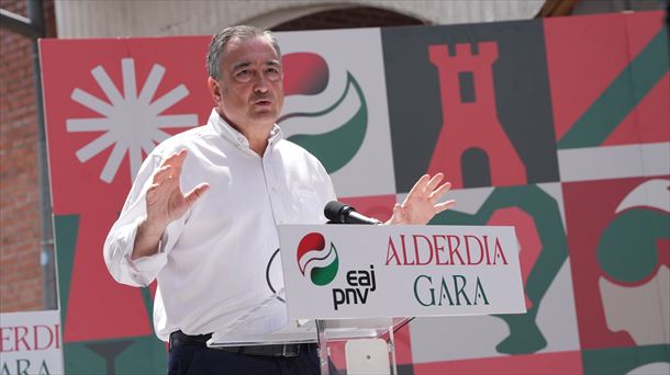 Aitor Esteban en Azkoitia. Foto: EuropaPress