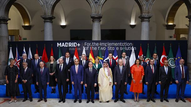 Foto de familia del denominado Grupo de Madrid. 