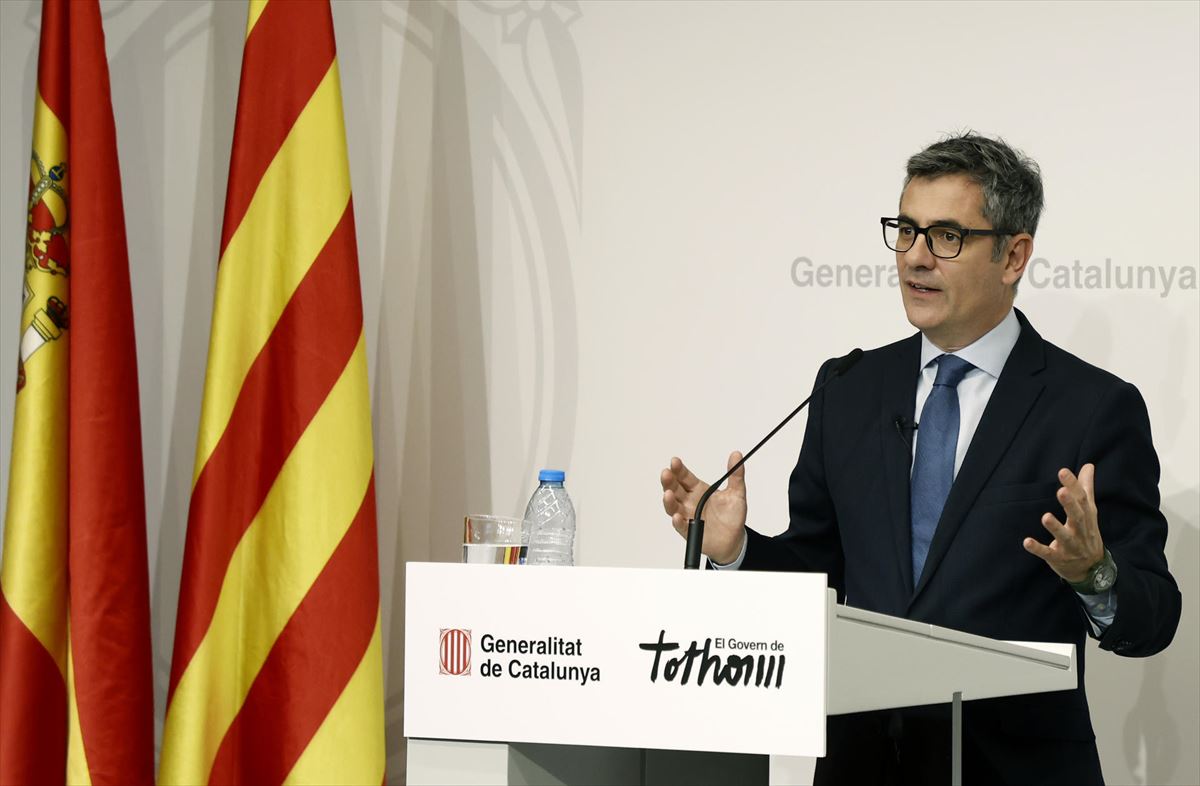 Felix Bolaños Presidentetza ministroa, Bartzelonan. Argazkia: EFE