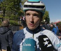 Pello Bilbao: ''En la penúltima subida he tenido problemas musculares y no se ha podido hacer nada más''