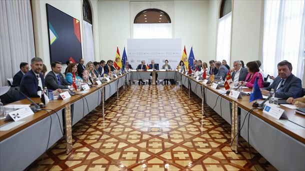 Reunión preparatoria de la Conferencia de Presidentes de Barcelona, en Madrid. Foto: EFE