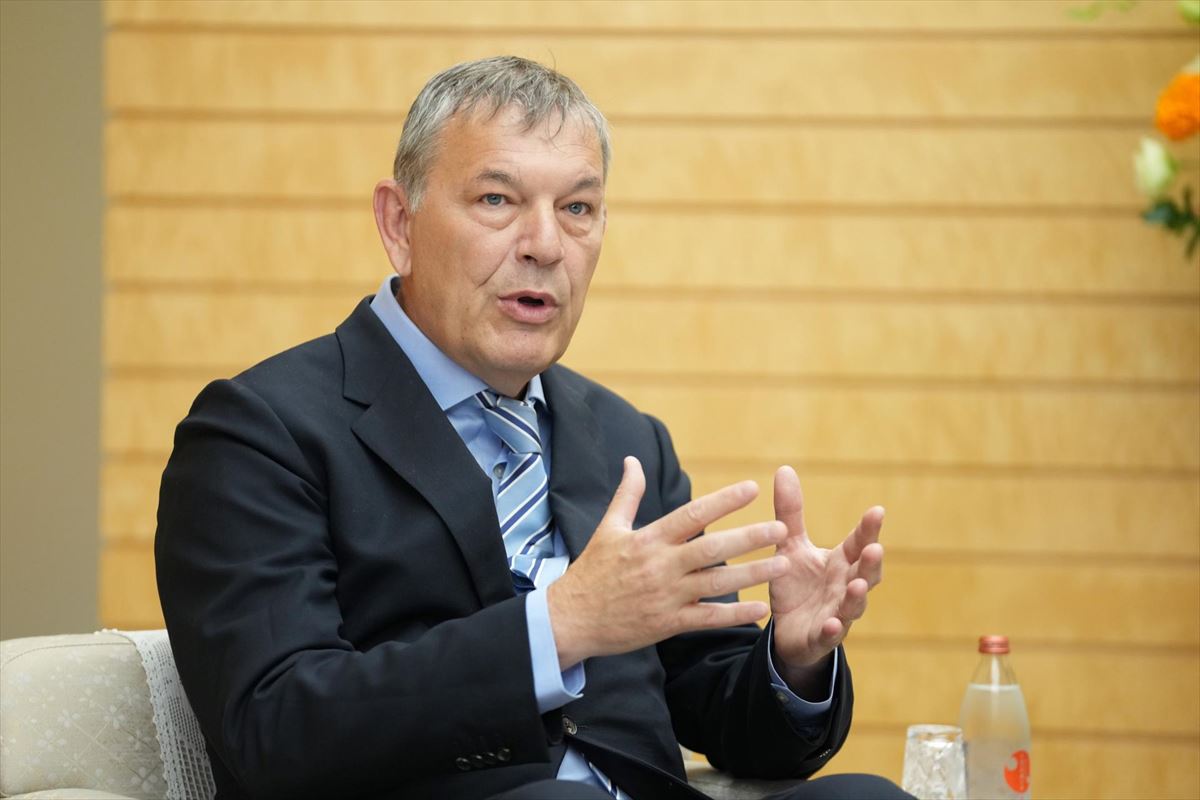 El comisionado general de la UNRWA, Philippe Lazzarini, en Tokio (Japón). Foto: EFE