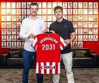 Jauregizar amplía su contrato con el Athletic hasta 2031