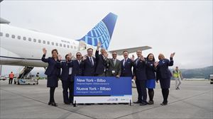 Arranca la conexión aérea directa entre Bilbao y Nueva York 