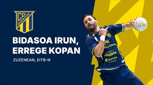 Bidasoa Irun-Torrelavega, Errege Kopako final-laurdena, zuzenean, EITBn