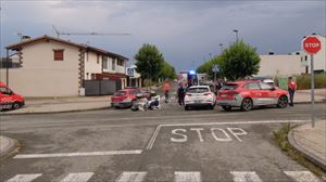 Muere un hombre de 38 años que iba en quad tras chocar con un turismo en Tafalla