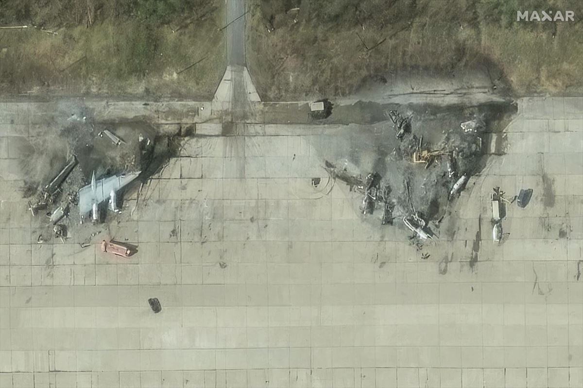 Russian planes attacked last Sunday. Photo: EFE