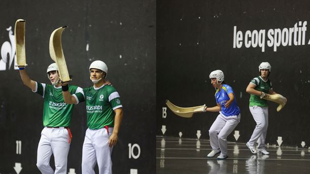 Euskadi ha ganado ante Filipinas, y no ha podido ante España. Fotos: EFE. 