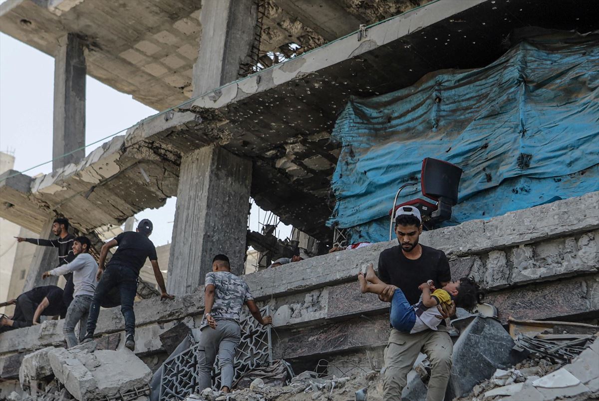 Ciudad de Gaza. Foto: EFE