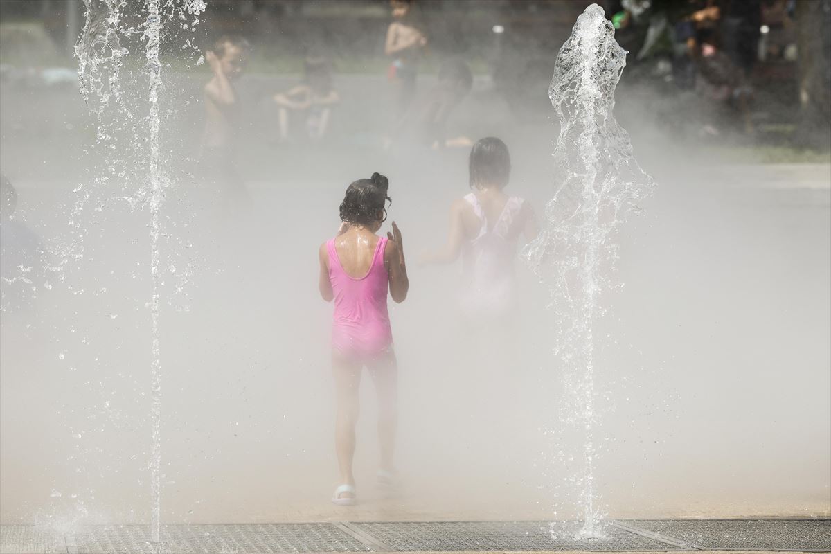 Ola de calor en Bilbao. Foto de archivo: EFE