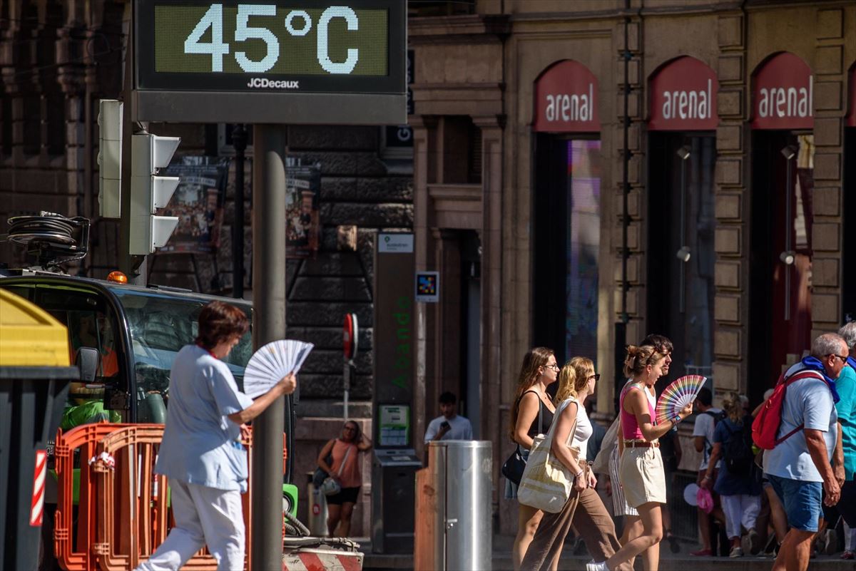Calor en Bilbao. Foto de archivo: EFE
