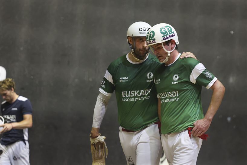 Imanol Lopez eta Aritz Erkiaga, finalean. EFE