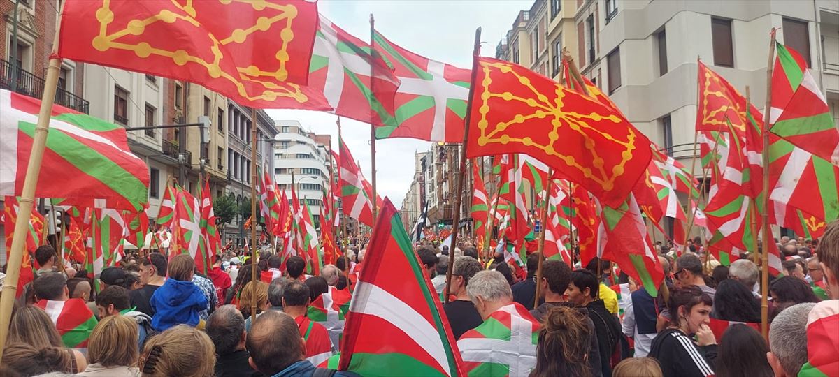 Start of the march. Photo: Middle Eitb