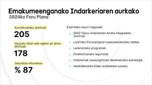 Nafarroak indarkeria matxistaren aurkako 178 ekintza gauzatu zituen 2024ko Foru Planaren baitan