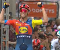 Jonathan Milan gana en el esprint de Issoire, y se sitúa como líder del Critérium Dauphiné