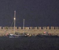 El velero 'Madleen' de la Flotilla de la Libertad llega al puerto de Ashdod tras ser abordado por Israel