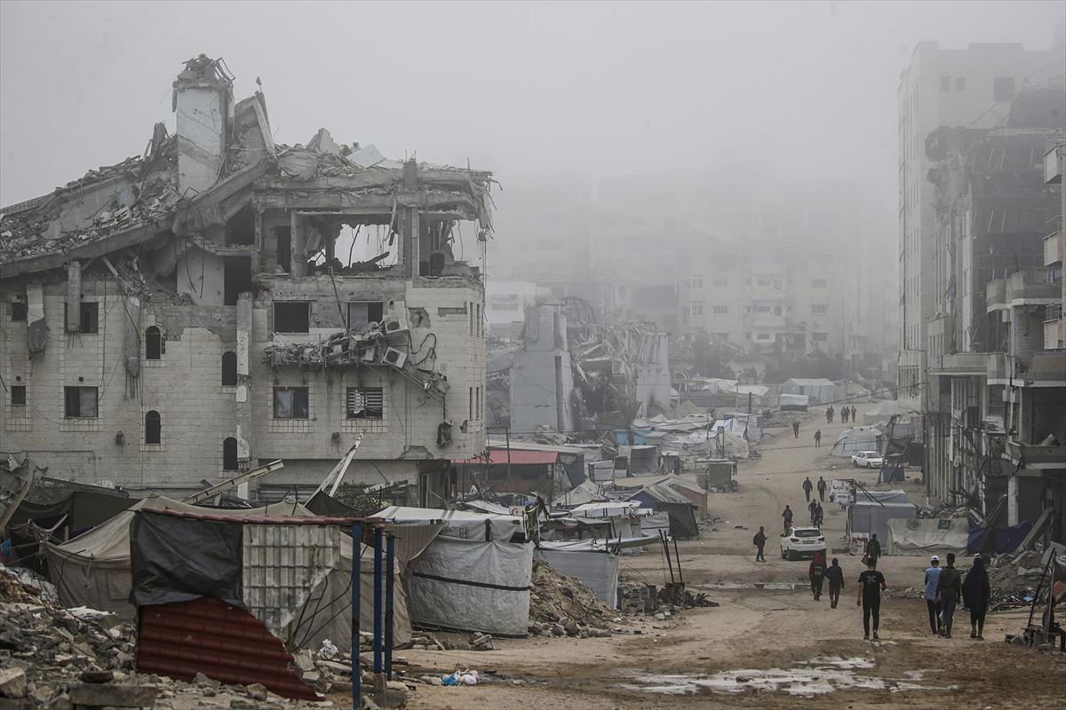 Destruction in Gaza. Efe.