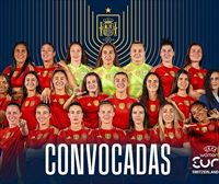 Irene Paredes, Maite Zubieta eta Lucia Garcia, Espainiako selekzioaren Eurokoparako  deialdian