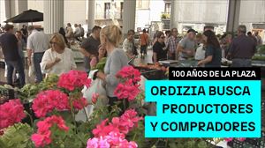 La plaza del mercado de Ordizia cumple 100 años resistiendo al paso del tiempo