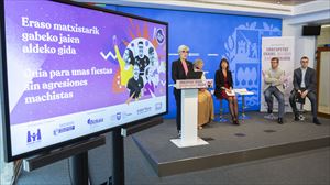 EAEko erakundeek jaietan eraso matxistei aurre egiteko kanpaina abiarazi dute