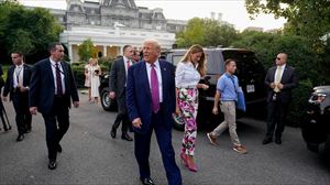 Donald eta Melanie Trump. Argazkia: EFE