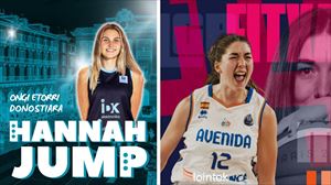 Hanna Jump y Masa Jankovic Argazkia: @ibaetabasket y @GKesb