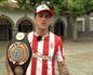 Mikel Fernandez iruindarra, munduko txapeldun Muay Thai borrokan